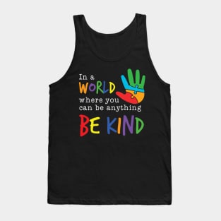 Be Kind - Autism Awareness Tank Top